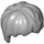 LEGO Gris pierre moyen Tousled Court Cheveux (40233)