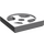 LEGO Medium Stone Gray Turntable 2 x 2 Plate Base (3680)