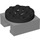 LEGO Medium Stone Gray Turntable Legs with Black Top (30516 / 76514)