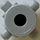 LEGO Medium Stone Gray Universal Joint 3 Center (62519)