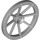 LEGO Medium Stone Gray Wagon Wheel Ø33.8 with 8 Spokes with Notched Hole (4489)