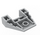 LEGO Medium Stone Gray Wedge 4 x 4 with Stud Notches (93348)
