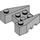 LEGO Medium Stone Gray Wedge Brick 3 x 4 with Stud Notches (50373)