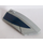 LEGO Medium Stone Gray Wedge Curved 3 x 8 x 2 Right with Dark Blue Curved Triangle Sticker (41749)