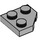 LEGO Gris pierre moyen Coin assiette 2 x 2 Cut Coin (26601)