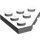 LEGO Gris pierre moyen Coin assiette 3 x 3 Coin (2450)