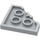 LEGO Medium Stone Gray Wedge Plate 3 x 3 Corner (2450)