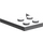 LEGO Mittleres Steingrau Keil Platte 3 x 4 ohne Bolzenkerben (4859)