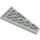 LEGO Medium Stone Gray Wedge Plate 3 x 6 Wing Right (54383)