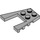 LEGO Mittleres Steingrau Keil Platte 4 x 4 mit 2 x 2 Ausgeschnitten (41822 / 43719)