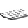 LEGO Medium Stone Gray Wedge Plate 4 x 6 without Corners (32059 / 88165)