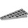 LEGO Medium Stone Gray Wedge Plate 4 x 8 Wing Left with Underside Stud Notch (3933 / 45174)