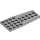 LEGO Medium Stone Gray Wedge Plate 4 x 9 Wing without Stud Notches (2413)