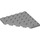 LEGO Medium Stone Gray Wedge Plate 6 x 6 Corner (6106)