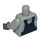 LEGO Medium Stone Gray Welder Torso with Blue Overalls (973 / 88585)