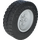 LEGO Medium Stone Gray Wheel 43.2 X 18 with Tire 62.4 x 20