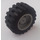 LEGO Medium Stone Gray Wheel Hub 14.8 x 16.8 with Centre Groove with Black Tire 30.4 x 14