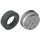 LEGO Medium Stone Gray Wheel Rim 30mm x 12.7mm Stepped with Tire 13 x 24
