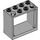 LEGO Medium Steengrijs Venster 2 x 4 x 3 met vierkante gaten (60598)