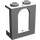 LEGO Gris pierre moyen Fenêtre Cadre 1 x 2 x 2 avec Arched Opening (90195)