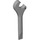 LEGO Gris pierre moyen Wrench avec Smooth Fin (4006 / 88631)