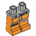 LEGO Medium Stone Gray X-Wing Pilot Hips and Orange Legs with Four Leg Flares  (3815 / 73623)