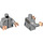 LEGO Medium Stone Gray Yaz Minifig Torso (973 / 76382)