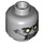 LEGO Medium Stone Gray Zombie Head (Recessed Solid Stud) (3626 / 10741)