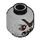 LEGO Medium Stone Gray Zombie Pirate Minifigure Head (Recessed Solid Stud) (3626 / 22307)