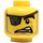 LEGO MetalBeard Minifigure Head (Recessed Solid Stud) (3626)