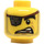 LEGO MetalBeard Minifigur Hode (Forsenket solid knott) (3626 / 44188)