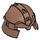 LEGO Metallisches Kupfer Helm mit Cheek Protection und Studded Band (60748 / 61848)