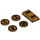 LEGO Or métallique Coin et Metal Barre Pack (15629 / 97053)