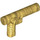 LEGO Metallisches Gold Minifig Schlauch Nozzle mit Seite String Loch ohne Nut (60849)