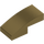 LEGO Metallic Gold Slope 1 x 2 Curved (11477)