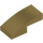 LEGO Metallic Gold Slope 1 x 2 Curved (3593 / 11477)