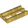 LEGO Metallisk guld Flise 1 x 2 Grille (med bundspor) (2412 / 30244)