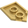 LEGO Metallisches Gold Fliese 2 x 3 Pentagonal (22385 / 35341)