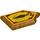 LEGO Metallic Gold Tile 2 x 3 Pentagonal with The Lance of Merlok Power Shield (22385 / 36213)