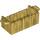 LEGO Or métallique Treasure Chest Bas avec fentes à l&#039;arrière (4738 / 54195)