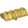 LEGO Metallic Goud Treasure Chest Deksel 2 x 4 met dik scharnier (4739 / 29336)