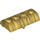 LEGO Metallisches Gold Treasure Chest Deckel 2 x 4 mit dickem Scharnier (4739 / 29336)