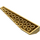 LEGO Metallic Gold Wedge 10 x 3 x 1 Double Rounded Right (50956)