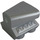 LEGO Metallic Silver Car Engine 2 x 2 with Air Scoop (50943)
