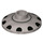 LEGO Metallic Silver Dish 2 x 2 with Hubcap Circles (4740 / 72331)