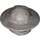 LEGO Silbermetallic Helm mit Chin Bewachen und Broad Brim (15583 / 30273)