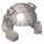 LEGO Metallic Silver Helmet with Coiks and Headlamp (30325 / 88698)