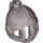LEGO Silbermetallic Helm mit Gesicht Gitter (4503 / 15569)