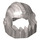 LEGO Silbermetallic Helm mit Oversized Jagged Chin Bewachen  (62697 / 63359)
