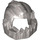 LEGO Silbermetallic Helm mit Oversized Jagged Chin Bewachen  (62697 / 63359)